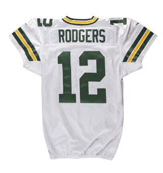 2013 Aaron Rodgers Green Bay Packers Game Used Road Jersey - Worn at Minnesota (Packers LOA)